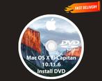 Installeer MacOS X El Capitan 10.11.6 via DVD zonder USB OSX, Computers en Software, Besturingssoftware, Nieuw, MacOS, Ophalen of Verzenden
