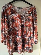 Bruin/oranje shirt, Norah, maat 42, Kleding | Dames, Bruin, Maat 42/44 (L), Ophalen of Verzenden, Zo goed als nieuw