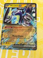 Pokemon Miraidon ex 028 promo, Ophalen of Verzenden, Zo goed als nieuw, Losse kaart, Foil