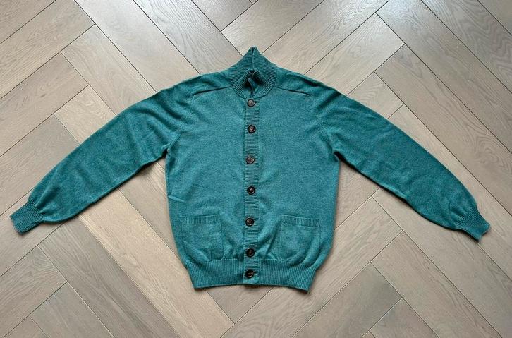 Brunello Cucinelli Vest| Van €1700 voor €450, Kleding | Heren, Truien en Vesten, Nieuw, Maat 46 (S) of kleiner, Groen, Verzenden