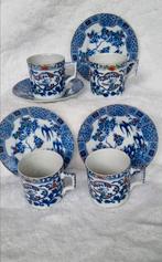 Japanse kop en schotels ,set van 4 , jaren 60, Antiek en Kunst, Antiek | Servies los, Verzenden