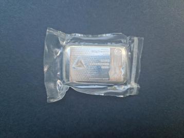 100g Zilverbaar Pressburg Triangle - Nieuw! beschikbaar voor biedingen