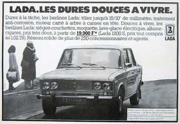 5 vintage advertenties reclames Lada autos 76-79 auto beschikbaar voor biedingen