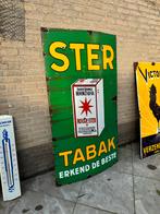 Vintage Ster Tabak Emaille Reclamebord, Ophalen, Reclamebord, Gebruikt, .