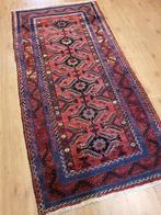 Vintage handgeknoopt perzisch tapijt malayer antiek 214x104, Info@SlatsAntiek.nl, Tweedehands, 100 tot 150 cm, Perzisch