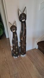 Houten katten, Antiek en Kunst, Ophalen of Verzenden
