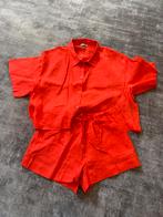 Setje in rood linnen H en M Nieuw, Ophalen of Verzenden, Nieuw, Rood
