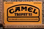 Vintage sticker Camel Trophy 1983 autosticker logo merk, Verzamelen, Ophalen of Verzenden, Zo goed als nieuw