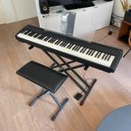 Yamaha P-85 digitale piano + standaard en kruk, Ophalen, Zwart, Digitaal, Zo goed als nieuw