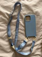XOUXOU tel hoesje met koord: kleur baby blauw/gebroken wit, Telecommunicatie, Mobiele telefoons | Hoesjes en Frontjes | Apple iPhone