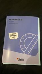 Examenbundel lyceo wiskunde B havo, Boeken, Studieboeken en Cursussen, Ophalen of Verzenden, Beta, Zo goed als nieuw