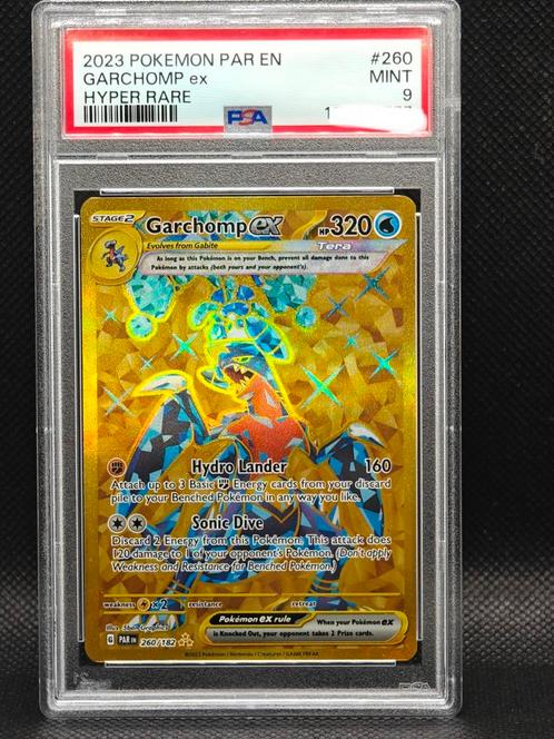 PSA 9 GEM MINT Garchomp EX 260 gold, Hobby en Vrije tijd, Verzamelkaartspellen | Pokémon, Zo goed als nieuw, Losse kaart, Ophalen