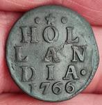 Duit Holland 1766, Postzegels en Munten, Munten | Nederland, Overige waardes, Vóór koninkrijk, Losse munt, Verzenden
