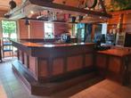 Groot houten bar met bierpompen, Ophalen, Zo goed als nieuw