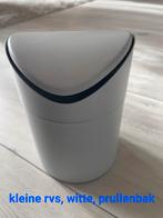 Kleine prullenbak, metaal van Hema als nieuw, Ophalen of Verzenden, Zo goed als nieuw, Metaal, Minder dan 50 cm