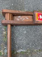 Oude houten ratel landsmeer 40cm x 30cm, Ophalen of Verzenden