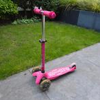 Mini Micro Step Deluxe LED roze, Fietsen en Brommers, Steps, Ophalen, Gebruikt, Gewone step