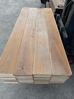 Eiken vloer 45m2 multivloer 24cm breed 1,8cm dik toplaag 5mm, Ophalen, Gebruikt, Vloerdelen of -planken, 10 m² of meer