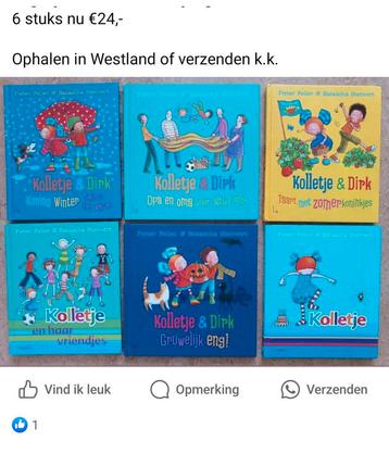 Kolletjes pakket met 6 boeken voor vele uren voorleesplezie beschikbaar voor biedingen