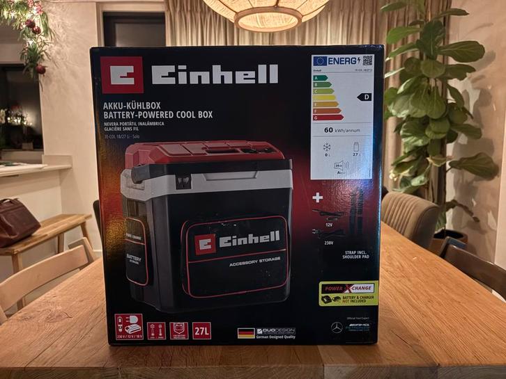 Einhell TE-COL 18/27 Li-Solo Accu Koelbox, Caravans en Kamperen, Koelboxen, Nieuw, Koelbox, Elektrisch, Ophalen of Verzenden
