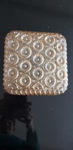 Plafond lamp parelmoer goud, Ophalen of Verzenden, Zo goed als nieuw