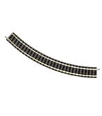11X Fleischmann 9120 N Gebogen rail, R1, 45, Piccolo, Hobby en Vrije tijd, Modeltreinen | H0, Gelijkstroom, Fleischmann, Rails