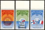 Nederlandse Antillen 719-721 serie + tab boven Philexfrance., Verzenden, Postfris