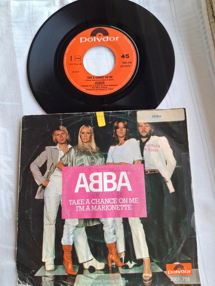 ABBA take a chance on me, Cd's en Dvd's, Vinyl Singles, Gebruikt, Pop, Ophalen