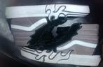 Vans sk8 hi Flame black n grey maat 40,5, Ophalen, Zwart, Vans, Sneakers of Gympen