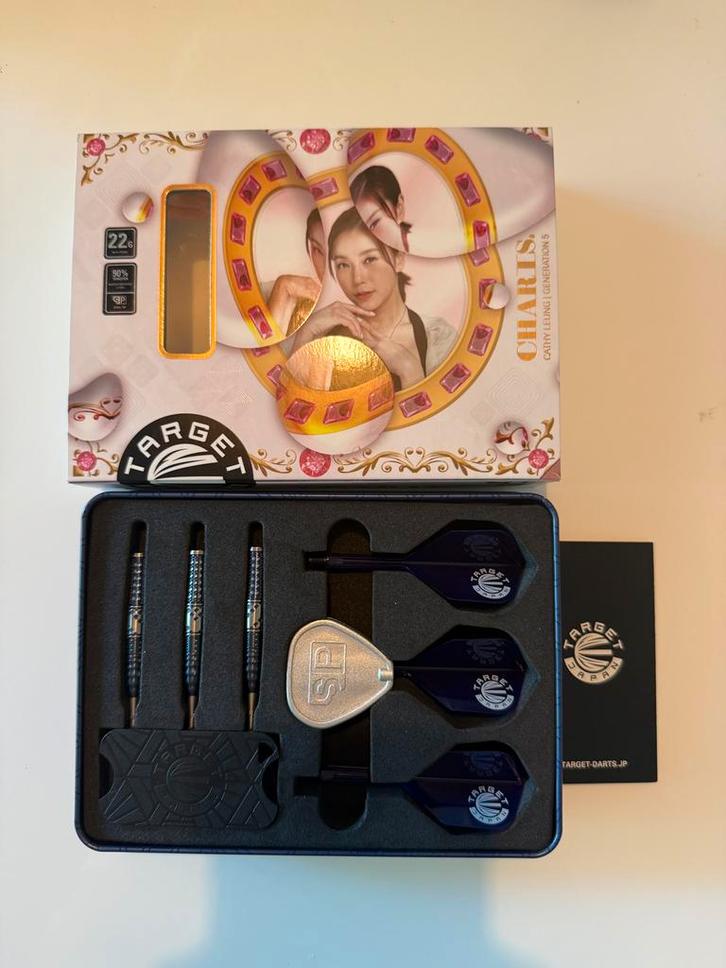 NIEUW Target Japan Cathy Leung Charis G5 Swiss Point 90% 22g, Sport en Fitness, Darts, Nieuw, Pijlen, Ophalen of Verzenden