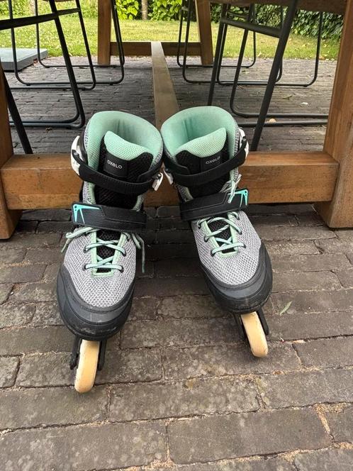Mooie skeelers maat 40, Sport en Fitness, Skeelers, Zo goed als nieuw, Inline skates 4 wielen, Overige merken, Verstelbaar, Ophalen