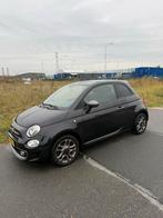 Fiat 500 1.2 2018 Zwart, Auto's, Fiat, Voorwielaandrijving, 4 cilinders, 840 kg, Leder en Stof