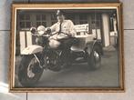 Vintage afbeelding / foto harley-davidson servicar politie, Ophalen of Verzenden, Gebruikt, Motoren