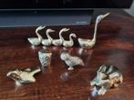 Vintage Massief Messing Dieren Beeldjes., Antiek en Kunst, Ophalen of Verzenden