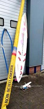 Mooie retro surfplank incl. zeil!, Watersport en Boten, Gebruikt, Ophalen of Verzenden