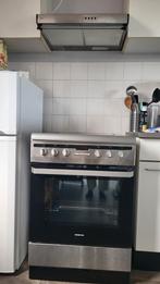 Inventum gasfornuis met afzuigkap, Ophalen, Gebruikt, 4 kookzones, Gas