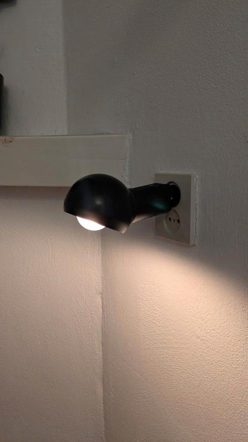 Happylight postmodern black wall lamp - wandlamp zwart, Huis en Inrichting, Lampen | Wandlampen, Gebruikt, Kunststof, Metaal, Ophalen of Verzenden