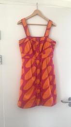 Marimekko zomerjurkje oranje/roze, Maat 38/40 (M), Oranje, Ophalen of Verzenden, Gedragen
