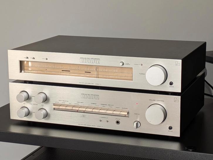 Luxman L-3 versterker + T-2 tuner, 1e eigenaar, geserviced, Audio, Tv en Foto, Stereo-sets, Gebruikt, Tuner of Radio, Overige merken