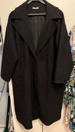 Mantel zwart, Kleding | Dames, Grote Maten, Ophalen of Verzenden, Zo goed als nieuw, Zwart, Jas of Mantel