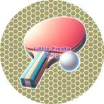 L579 icing frosting tafeltennis 18cm eetbare taart print top, Hobby en Vrije tijd, Taarten en Cupcakes maken, Ophalen of Verzenden