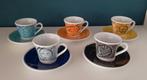 Vijf Eschenbach design espresso kop en schotels, Huis en Inrichting, Ophalen of Verzenden, Zo goed als nieuw, Overige stijlen