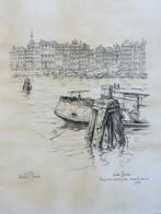 Prent van Anton Pieck gesigneerd!, Ophalen of Verzenden