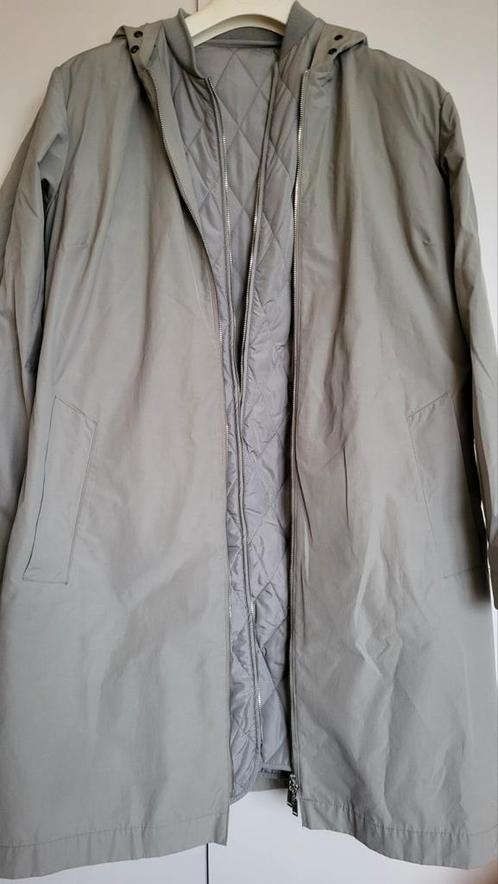 MYBC dames dubbele jas grijs maat 40 als nieuw, Kleding | Dames, Jassen | Zomer, Zo goed als nieuw, Maat 38/40 (M), Grijs, Ophalen of Verzenden