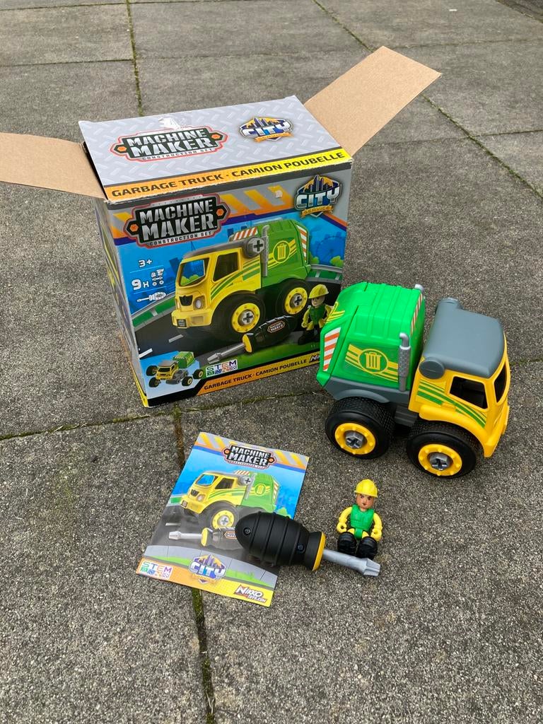 Machine maker, Speelgoed auto om zelf in elkaar te klussen, Ophalen of Verzenden, Zo goed als nieuw