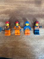 Lego minifiguren bouwvakkers 4 stuks., Ophalen of Verzenden, Zo goed als nieuw, Complete set, Lego