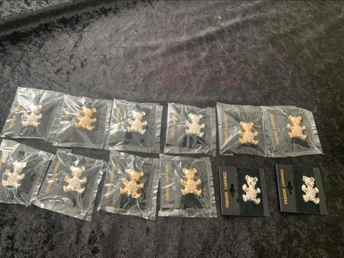 Partij 12 broches beer zilver BR1, Sieraden, Tassen en Uiterlijk, Broches, Nieuw, Zilver, Ophalen of Verzenden