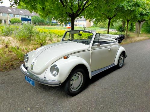 Volkswagen Kever Cabriolet 1302 1.6 S *1972* Wit, Auto's, Oldtimers, Particulier, Volkswagen, Benzine, Cabriolet, Handgeschakeld