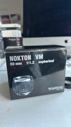 Voigtlander VM 50mm 1.2, Ophalen of Verzenden, Zo goed als nieuw