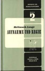 boek aufnahme und regie handbuch der schmalfilmtechniek, Antiek en Kunst, Ophalen of Verzenden, Hellmuth Lange